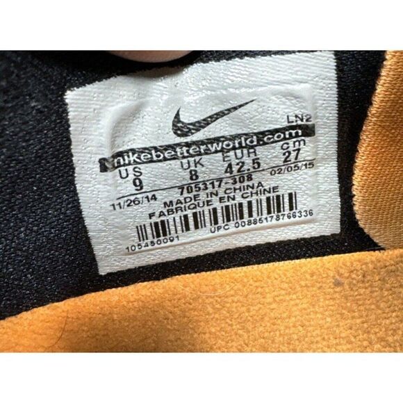 Nike Zoom Kobe X 10 Flight Collection Teal Silver Black Gray 705317-308 Men’s 9 - Picture 8 of 11